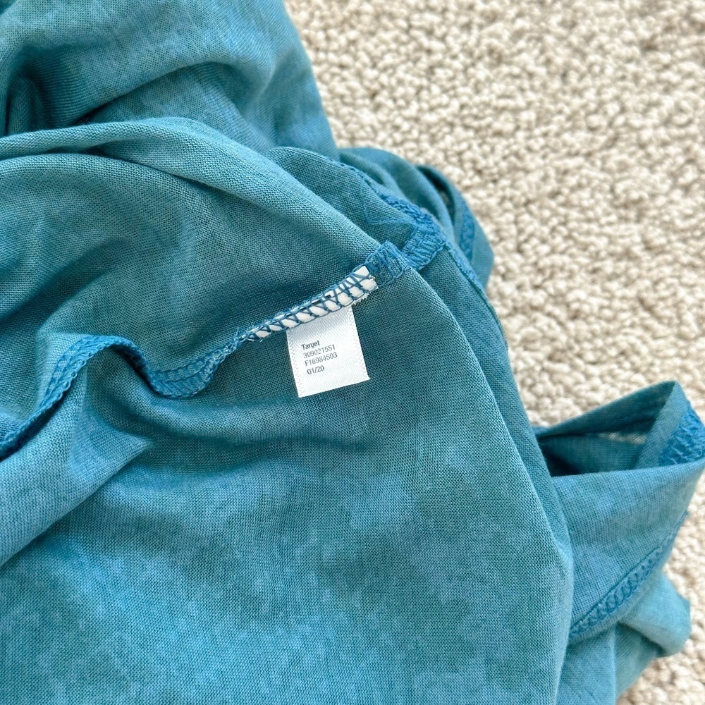 JoyLab Teal Open Back Twist Tank Top - Picture 7 of 7